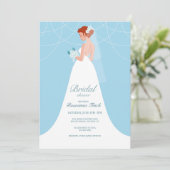 ビューティフルブライドブライダルシャワー 招待状 (スタンド正面)