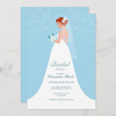 ビューティフルブライドブライダルシャワー 招待状 (正面/裏面)