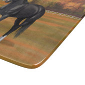 ビューティフルブラッククオーターホーススタリオン カッティングボード (角)