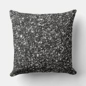 ビューティフルブラックグリッター クッション (裏面)