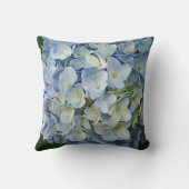 ビューティフルブルーあじさい花の写真 クッション (裏面)