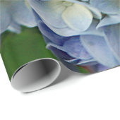 ビューティフルブルーあじさい花の写真 ラッピングペーパー (ロールコーナー)