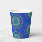 ビューティフルブルーとグリーンパーティー 紙コップ (裏面)