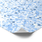 ビューティフルブルーグリッターへようこそ ポスター (角)