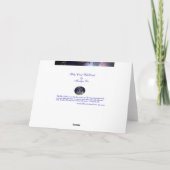 ビューティフルブルージェイワイルドバードカード カード (裏面)