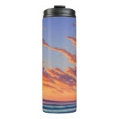 ビューティフルブルーターコイズ海サンセット タンブラー (正面)