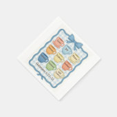 ビューティフルブルーデザイン スタンダードカクテルナプキン (角)