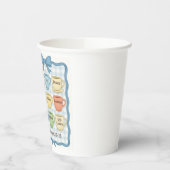 ビューティフルブルーデザイン 紙コップ (左)