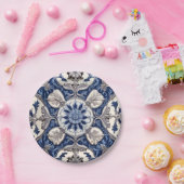 ビューティフルブルーデルフトルック紙プレート ペーパープレート (パーティー)