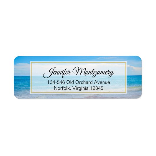 ビューティフルブルートロピカルビーチ ラベル (正面)