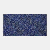ビューティフルブルードリーミーろうけつ染めボタニカル デスクマット (正面)