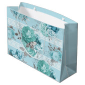 ビューティフルブルーバラレース詳細 ラージペーパーバッグ (裏面アングル)