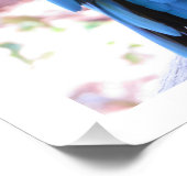 ビューティフルブルーパロットフォトプリント フォトプリント (角)