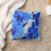 ビューティフルブルーフローラ枕 クッション (ブランケット)