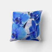 ビューティフルブルーフローラ枕 クッション (裏面)