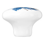 ビューティフルブルーフローラ セラミックノブ (側面)