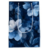 ビューティフルブルーフローラ ミディアムペーパーバッグ (裏面)