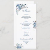 ビューティフルブルーフローラ メニュー (正面/裏面)