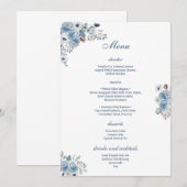 ビューティフルブルーフローラ メニュー (正面/裏面)