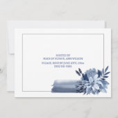 ビューティフルブルーブーケバチェロレッテ 招待状 (裏面)