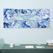 ビューティフルブループオーニーハッピーバースデー 横断幕 (トレードショー)