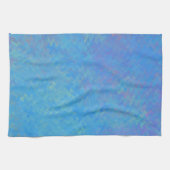 ビューティフルブルーマーリング紙ルック キッチンタオル (横)