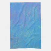 ビューティフルブルーマーリング紙ルック キッチンタオル (縦)