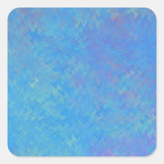 ビューティフルブルーマーリング紙ルック スクエアシール (正面)