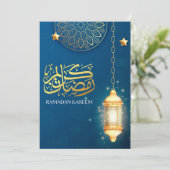 ビューティフルブルーランタンラマダンカレム恵み シーズンカード (スタンド正面)