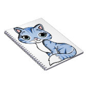 ビューティフルブルー子猫 ノートブック (右側)