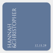 ビューティフルブルー結婚ズ スクエアシール (正面)