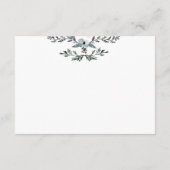 ビューティフルブルー結婚フォージズゲスト詳細 エンクロージャーカード (裏面)