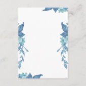 ビューティフルブルー結婚フローラズゲスト詳細 エンクロージャーカード (裏面)