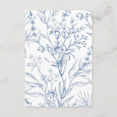 ビューティフルブルー結婚フローラズゲスト詳細 エンクロージャーカード (裏面)