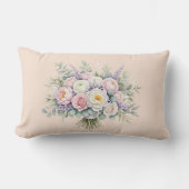 ビューティフルブーケ装飾用クッション | フローラホームデコール ランバークッション (正面)