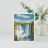 ビューティフルプレイスイグアス秋アルゼンチントラベル ポストカード (スタンド正面)