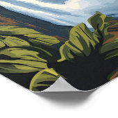 ビューティフルプレイスビクトリア秋ズジンバブエトラベル ポスター (角)