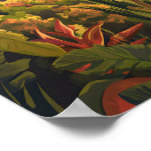 ビューティフルプレイス山テイデテネリフェトラベル ポスター (角)