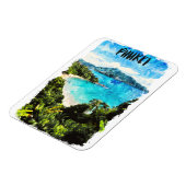 ビューティフルプーケットタイランドビーチパラダイス マグネット (左側)