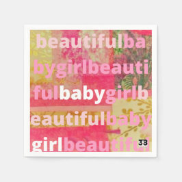 ビューティフルベビーガールコレクション スタンダードカクテルナプキン