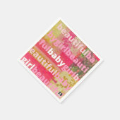 ビューティフルベビーガールコレクション スタンダードカクテルナプキン (角)