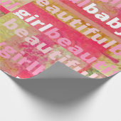 ビューティフルベビーガールコレクション ラッピングペーパー (角)