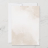 ビューティフルベビーシャワー招待状 招待状 (裏面)