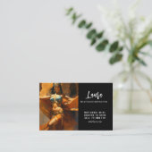 ビューティフルベリーダンスインストラクター名刺 名刺 (スタンド正面)