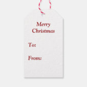 ビューティフルホリデーホースと(鳥)ショウジョウコウカンチョウ ギフトタグ (裏面)