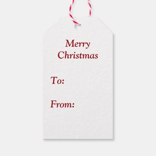 ビューティフルホリデーホースと（鳥）ショウジョウコウカンチョウ ギフトタグ (裏面)