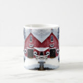 ビューティフルホリデーホースと（鳥）ショウジョウコウカンチョウ コーヒーマグカップ (中央)