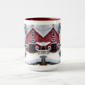 ビューティフルホリデーホースと（鳥）ショウジョウコウカンチョウ マグカップ (中央)