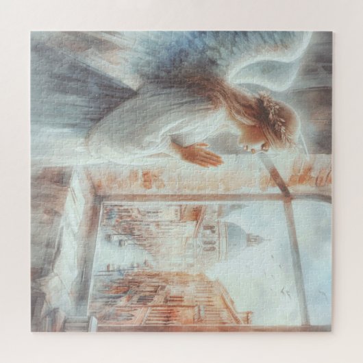 ビューティフルホワイトオーラアンゲリック姿祈ズ ジグソーパズル (横)