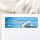 ビューティフルホワイトスワン – 住所 シール (インサイチュ)